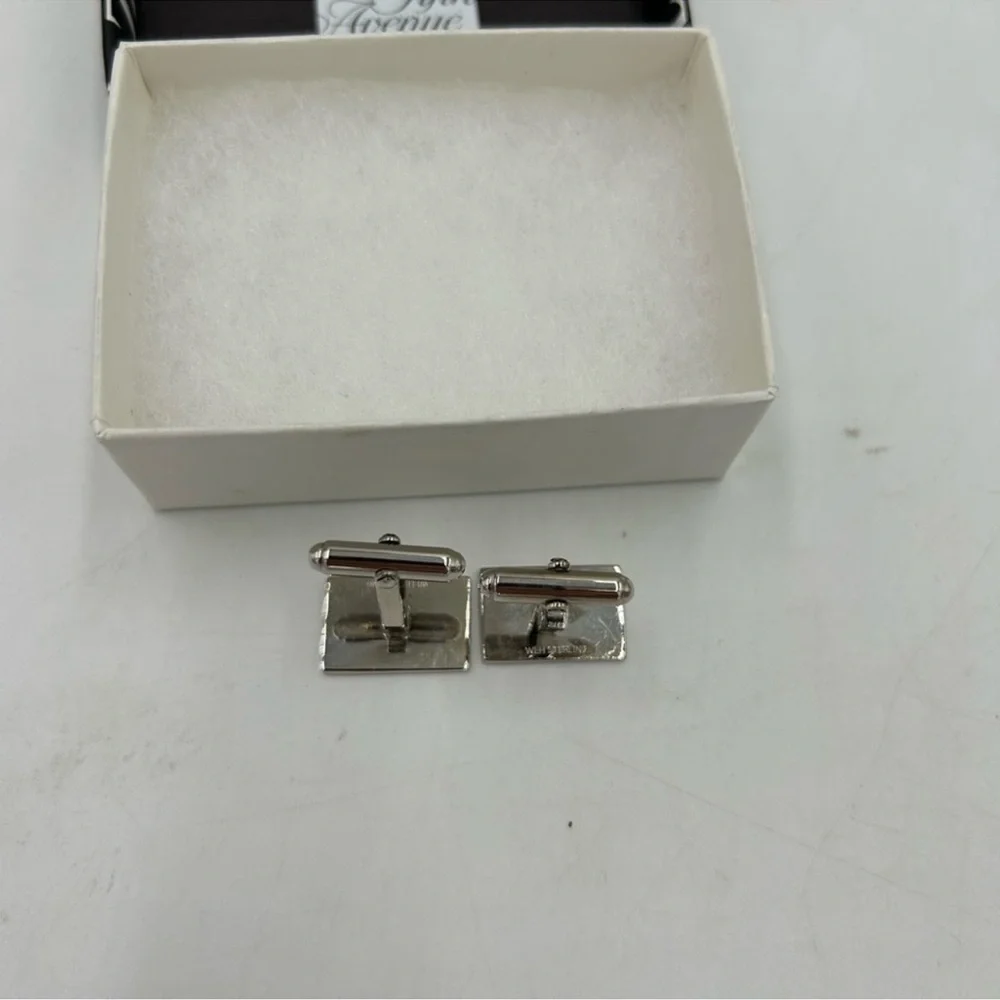 Men’s David Donohue Sterling silver cufflinks